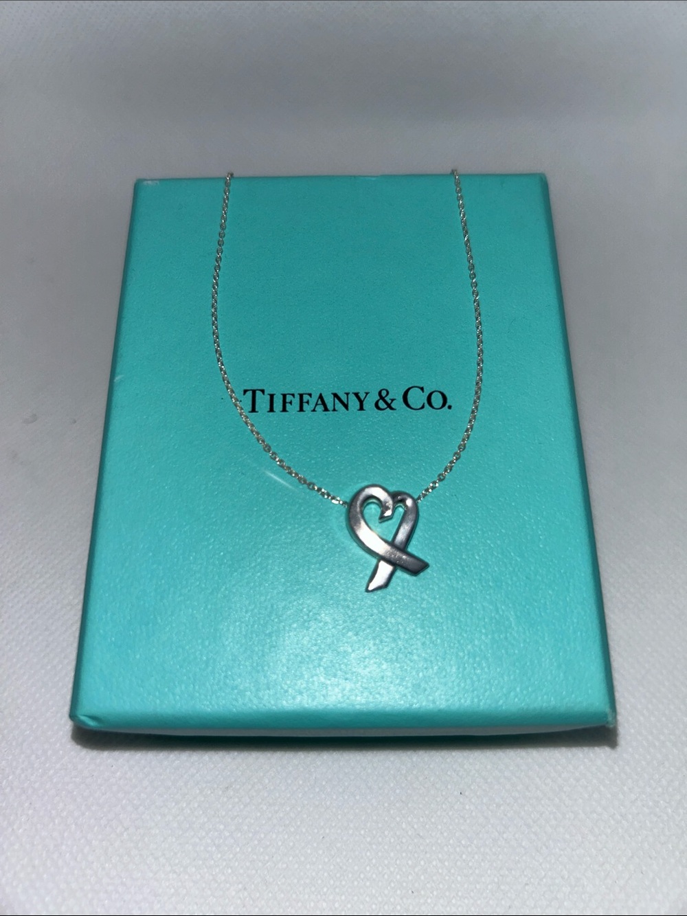 Tiffany & Co. Palamo Picasso Sterling Silver 925 Designer Loving Heart Pendant